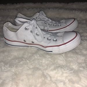 White Low Top Converse